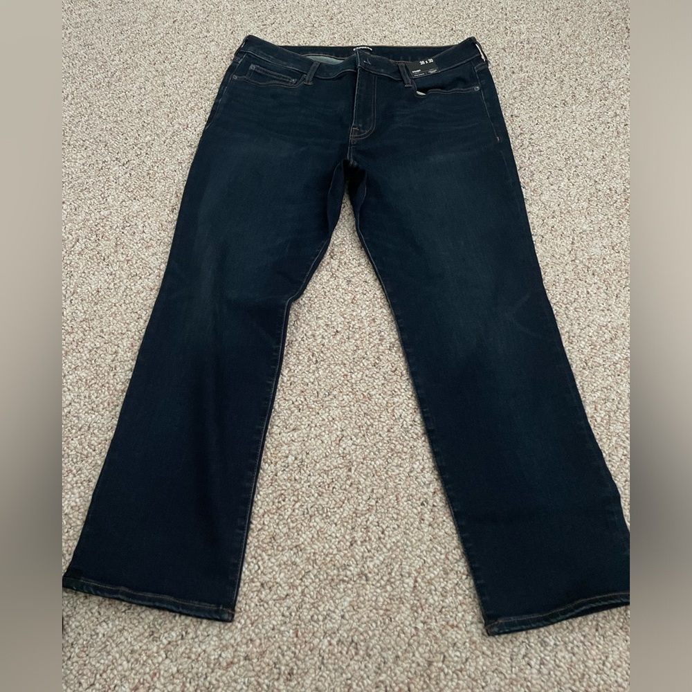 Men’s Express Straight Jeans Dark Wash NWT 36x30